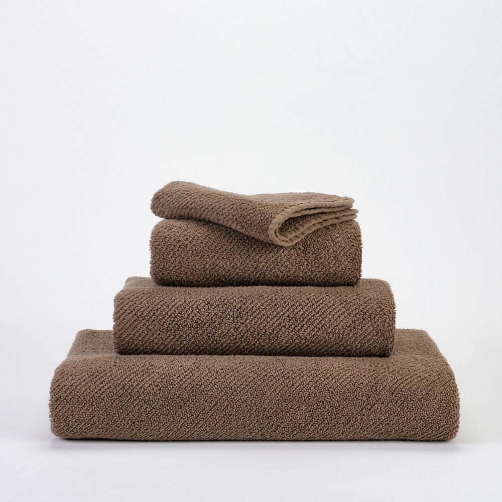 Twill Egyptian Cotton Towels 771 by Designer Abyss & Habidecor in Funghi Brown